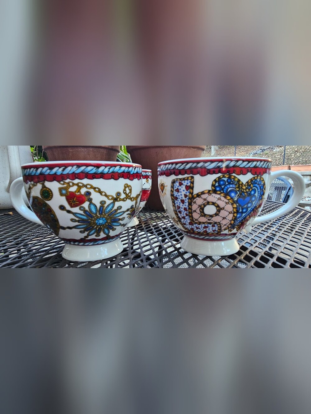 Set of 4 Brighton Coffee Cups